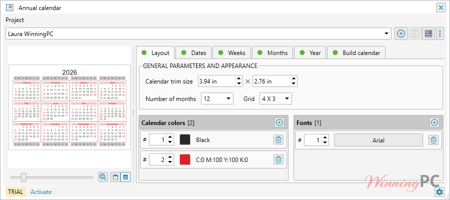 reproscripts calendars screenshot ReproScripts Calendars Screenshot