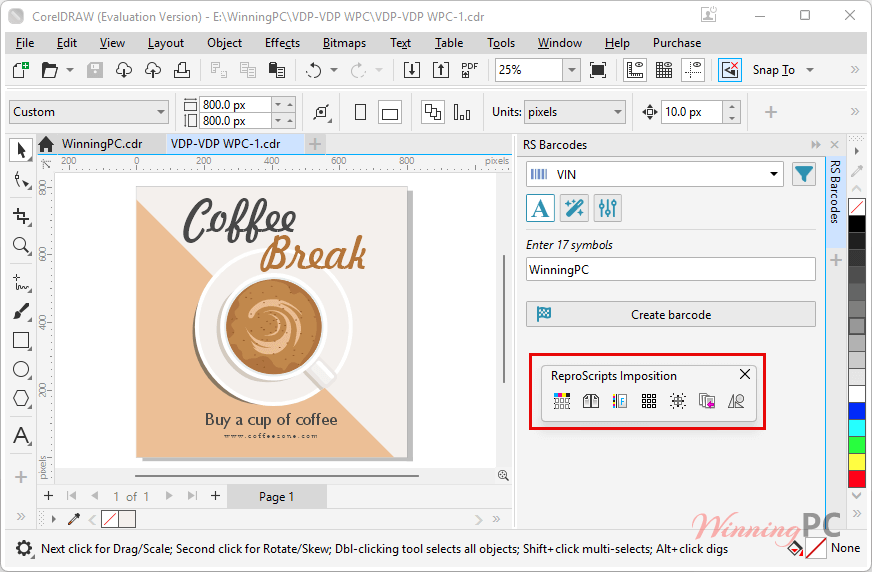 reproscripts imposition screenshot ReproScripts Imposition screenshot