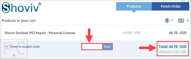 shoviv outlook pst repair coupon code