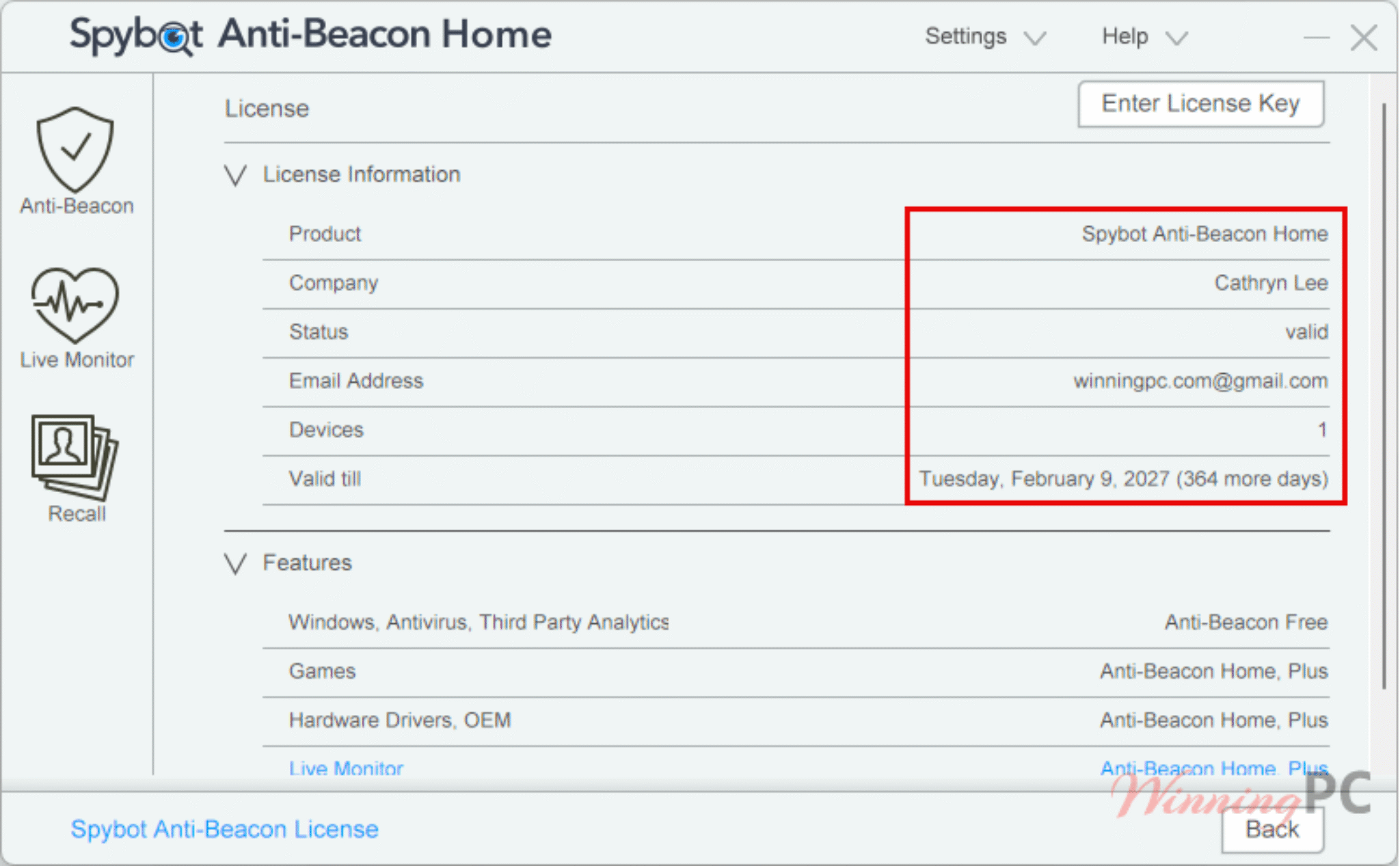 Spybot Anti-Beacon License Key Giveaway Full Version 2026