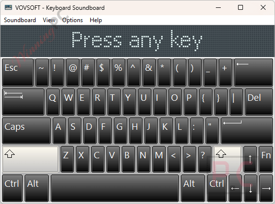 Vovsoft Keyboard Soundboard