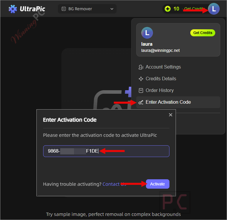 activate ultrapic key activate ultrapic key