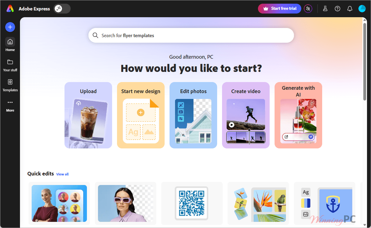 Adobe Express Premium Screenshot