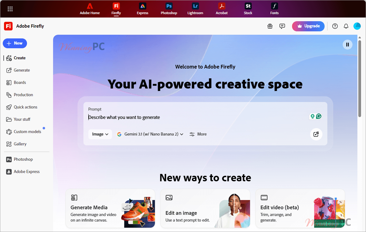 adobe firefly screenshot Adobe Firefly Screenshot