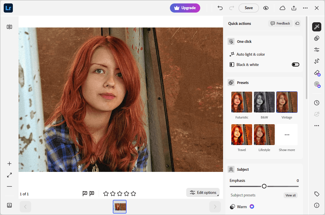 adobe lightroom quick actions screenshot adobe lightroom quick actions screenshot