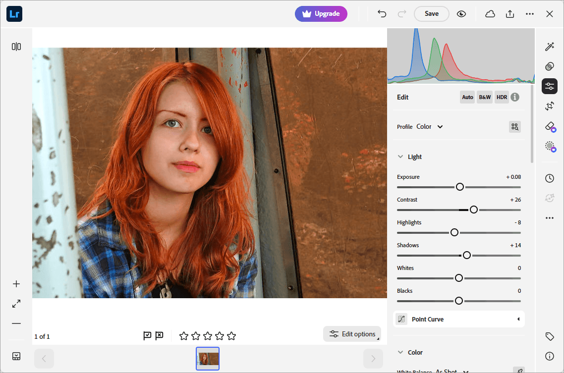adobe lightroom screenshot Adobe Lightroom 2026 Screenshot