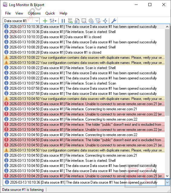 AGG Software Log Monitor & Export 