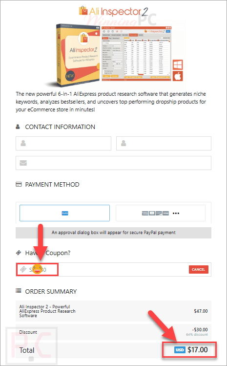 ali inspector coupon code