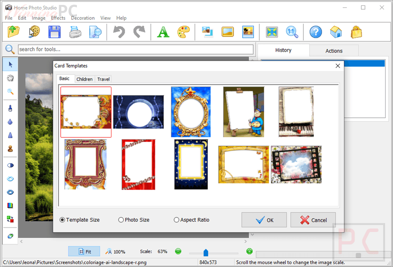 ams software home photo studio card templates