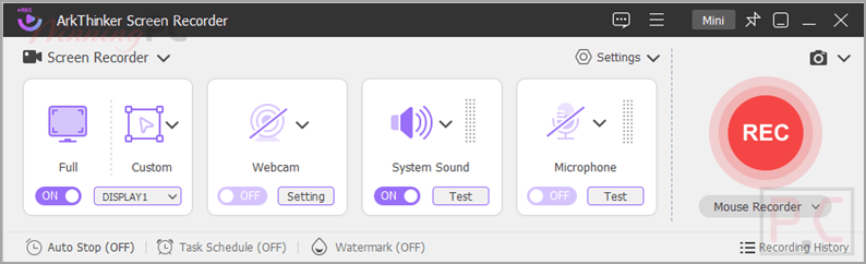 arkthinker screen recorder screenshot arkthinker screen recorder screenshot