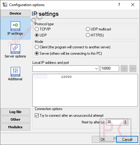configuration options data logger suite configuration options data logger suite