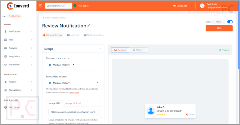 converti review notification converti review notification