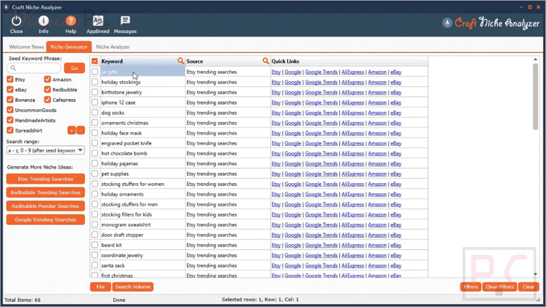 craft niche analyzer niche generator craft niche analyzer niche generator