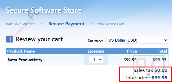 dextronet meta productivity checkout page with coupon dextronet meta productivity checkout page with coupon