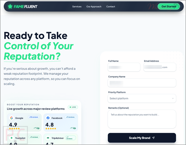 famefluent screenshot