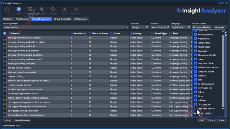 insight analyzer insight generator insight analyzer insight generator