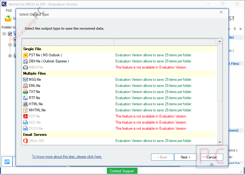 kernel for mbox to pst output type kernel for mbox to pst output type