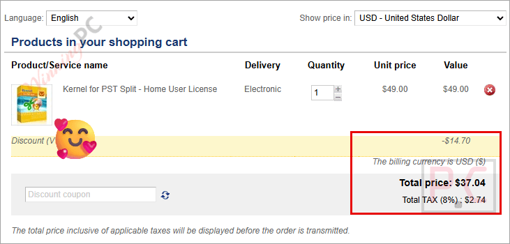 Kernel for PST Split coupon code applied successfully