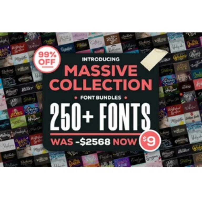 Massive Collection Fonts Bundle
