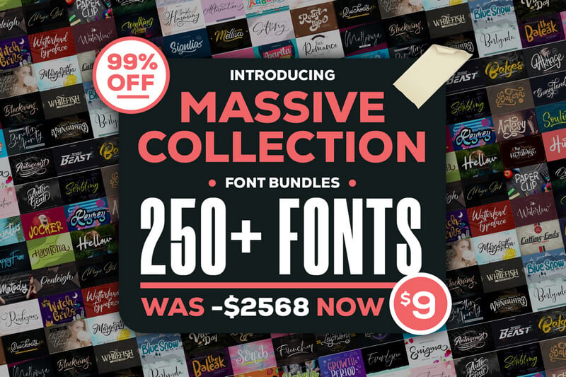 massive collection fonts bundle giveaway Massive Collection Fonts Bundle Giveaway Download