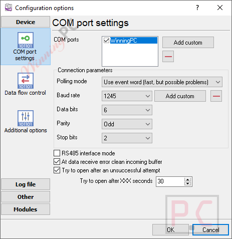 serial printer logger com port settings serial printer logger com port settings