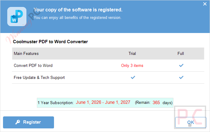 subscription coolmuster pdf to word converter free