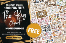 The Big Clipart Bundle Giveaway Download