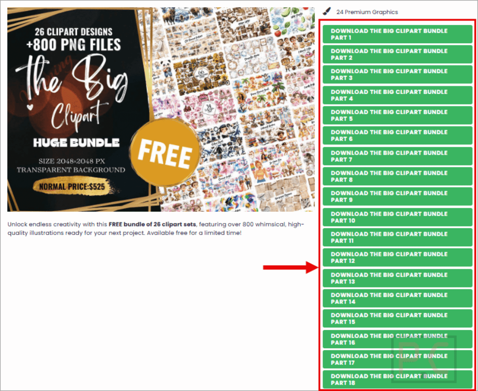 The Big Clipart Bundle Giveaway Download for Free 2026