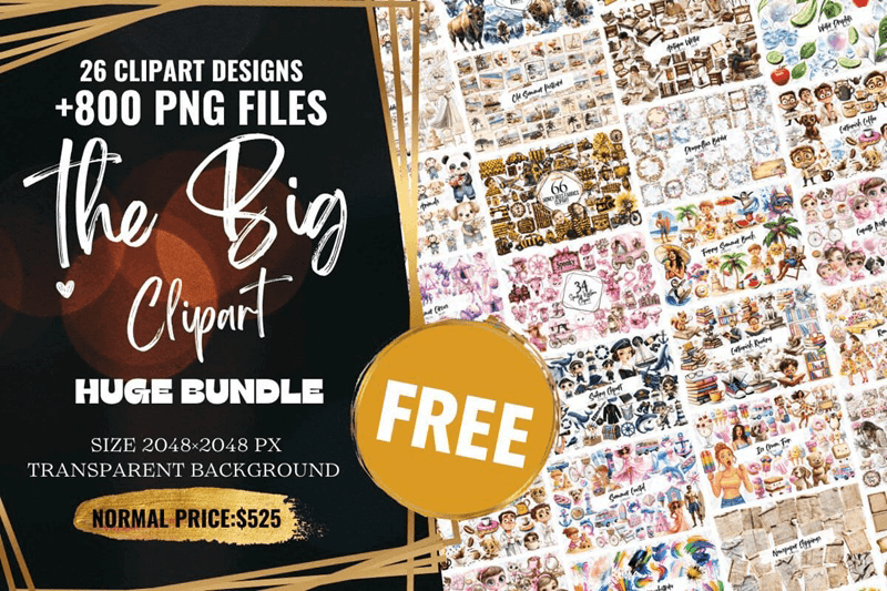 The Big Clipart Bundle
