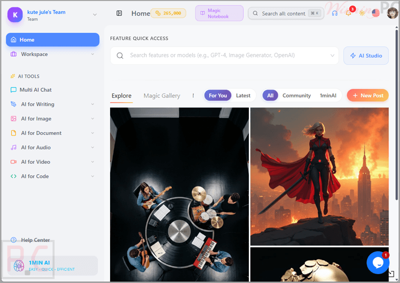 1minai main screenshots 1minAI Coupons & Deals: Enjoy 90% Off