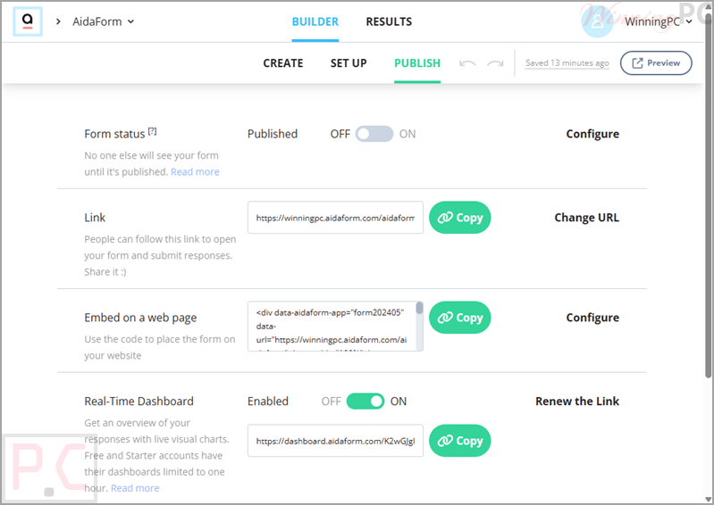 aidaform publish aidaform publish
