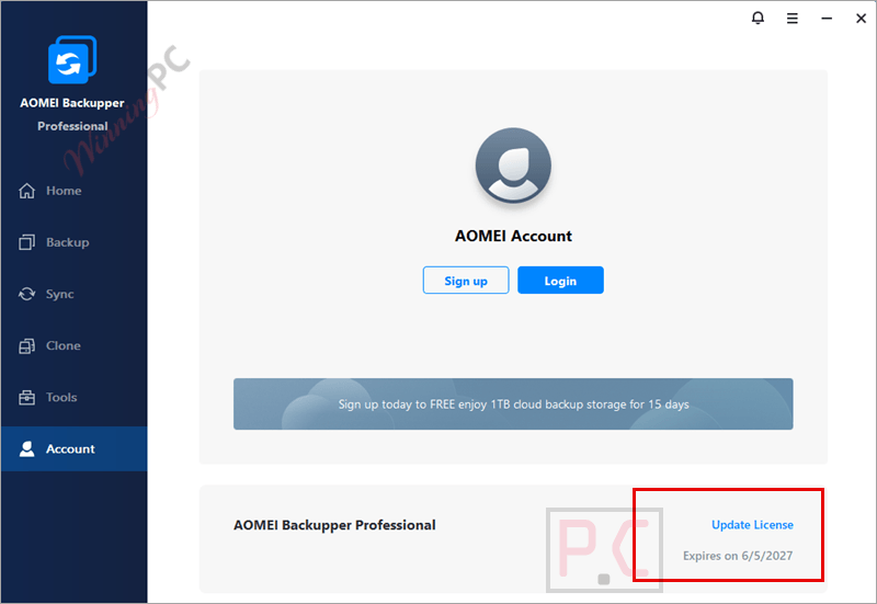 aomei backupper pro free key info