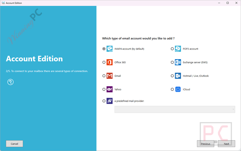 automatic email manager account edition