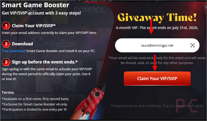 claim smart game booster pro vip account claim smart game booster pro vip account