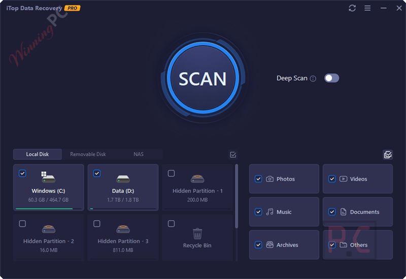 iTop Data Recovery Pro 