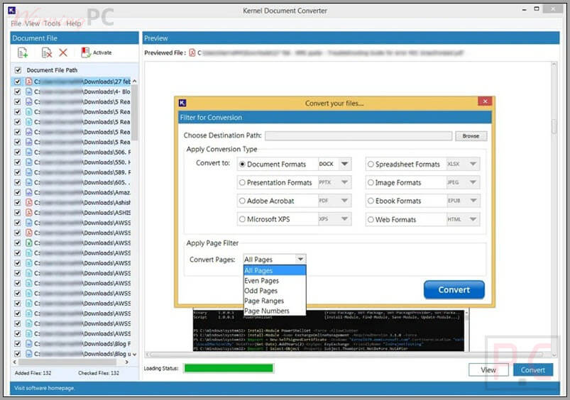 kernel document converter specific files kernel document converter specific files