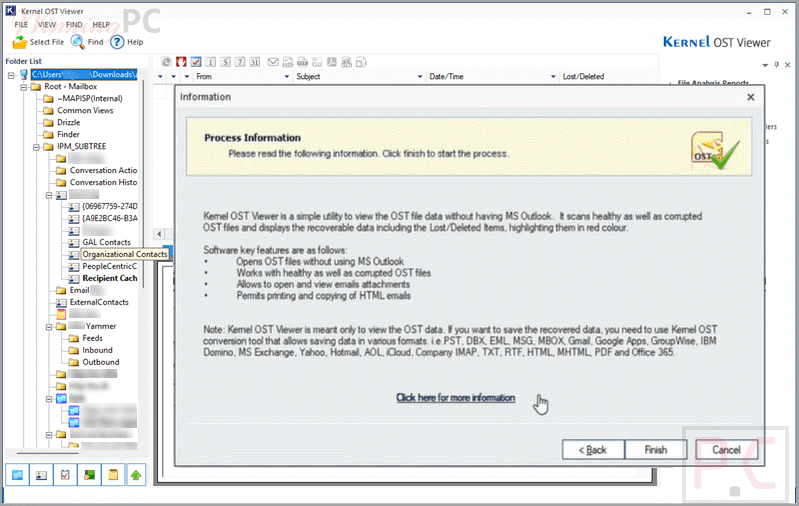 kernel ost viewer information kernel ost viewer information