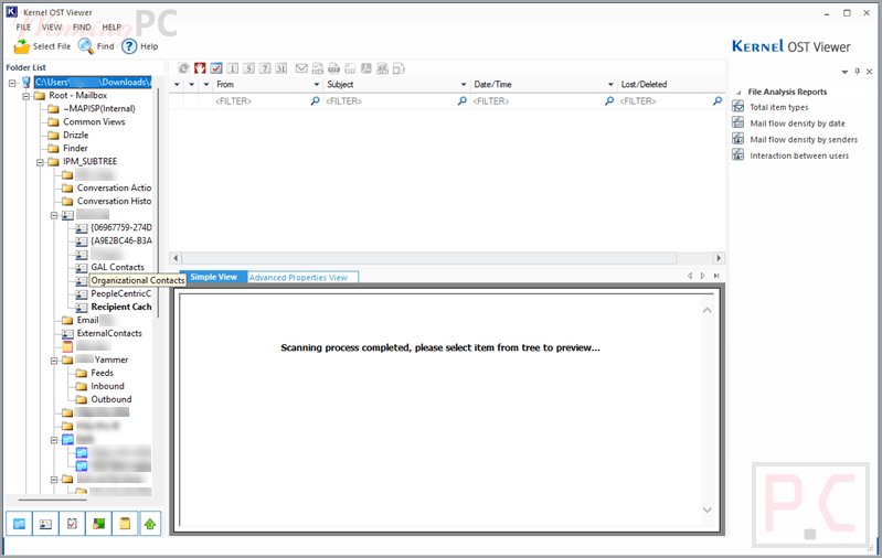 kernel ost viewer screenshot kernel ost viewer screenshot