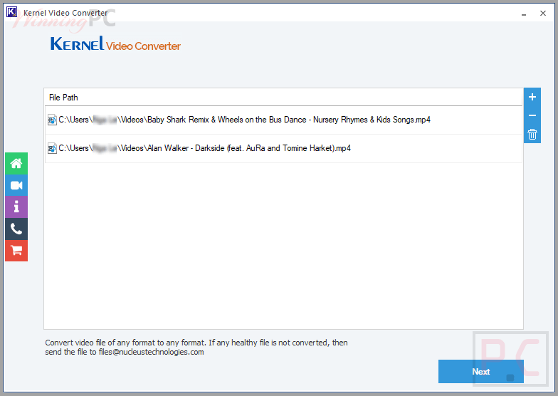 kernel video converter open file kernel video converter open file