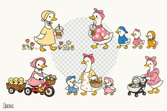 mama goose mothers day clipart bundle main screenshot Mama Goose Mother’s Day Clipart Bundle