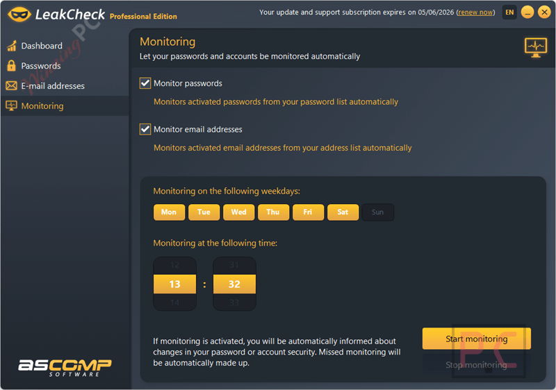 monitoring ascomp leakcheck pro monitoring ascomp leakcheck pro