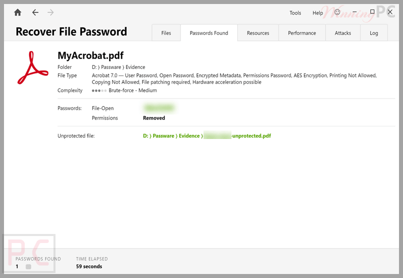 passware pdf key screenshot passware pdf key screenshot