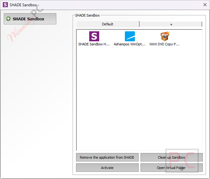 SHADE Sandbox Screenshot