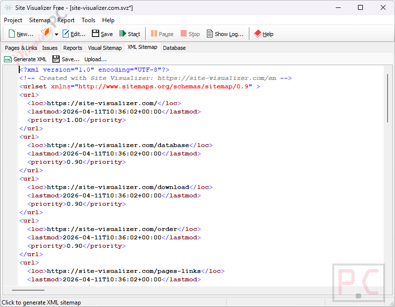 site visualizer professional xml sitemap site visualizer professional xml sitemap