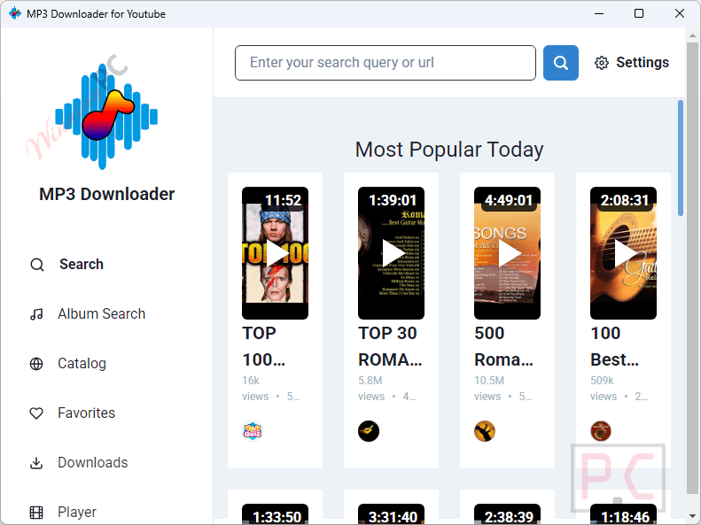 SoftOrbits MP3 Downloader for YouTube