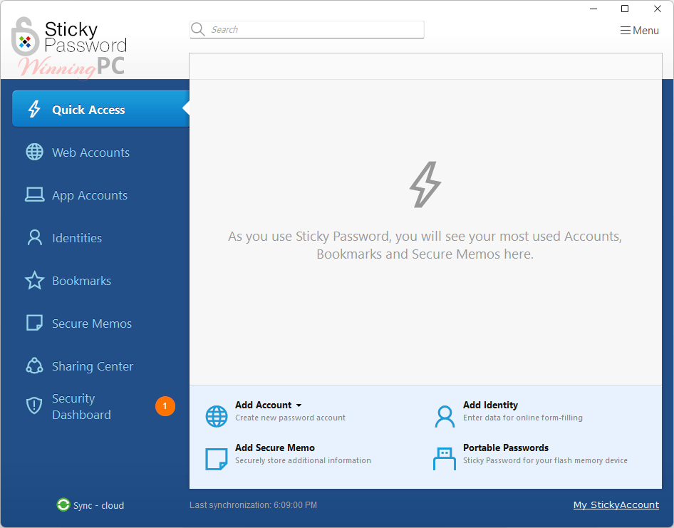 sticky password premium giveaway screenshot