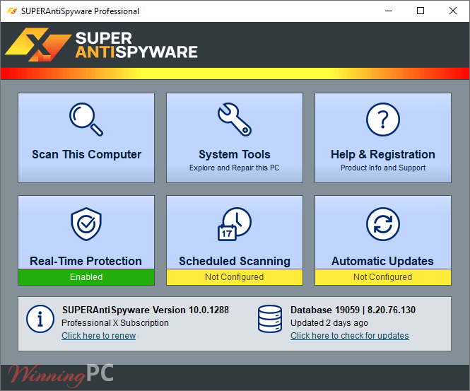 superantispyware screenshot