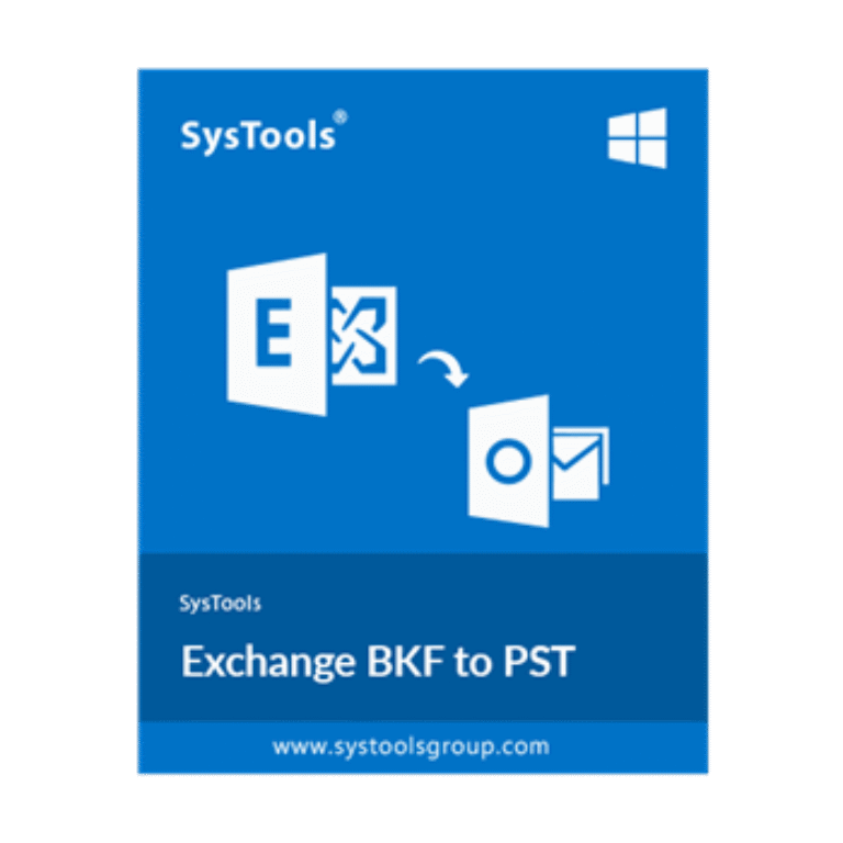 SysTools Exchange BKF to PST