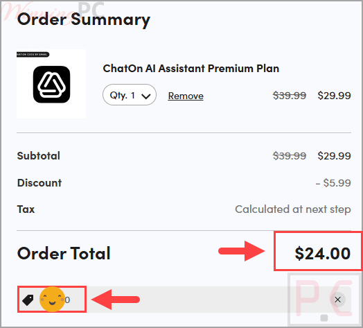 chaton coupon code
