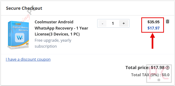 coolmuster android whatsapp recovery checkout page with coupon coolmuster android whatsapp recovery checkout page with coupon